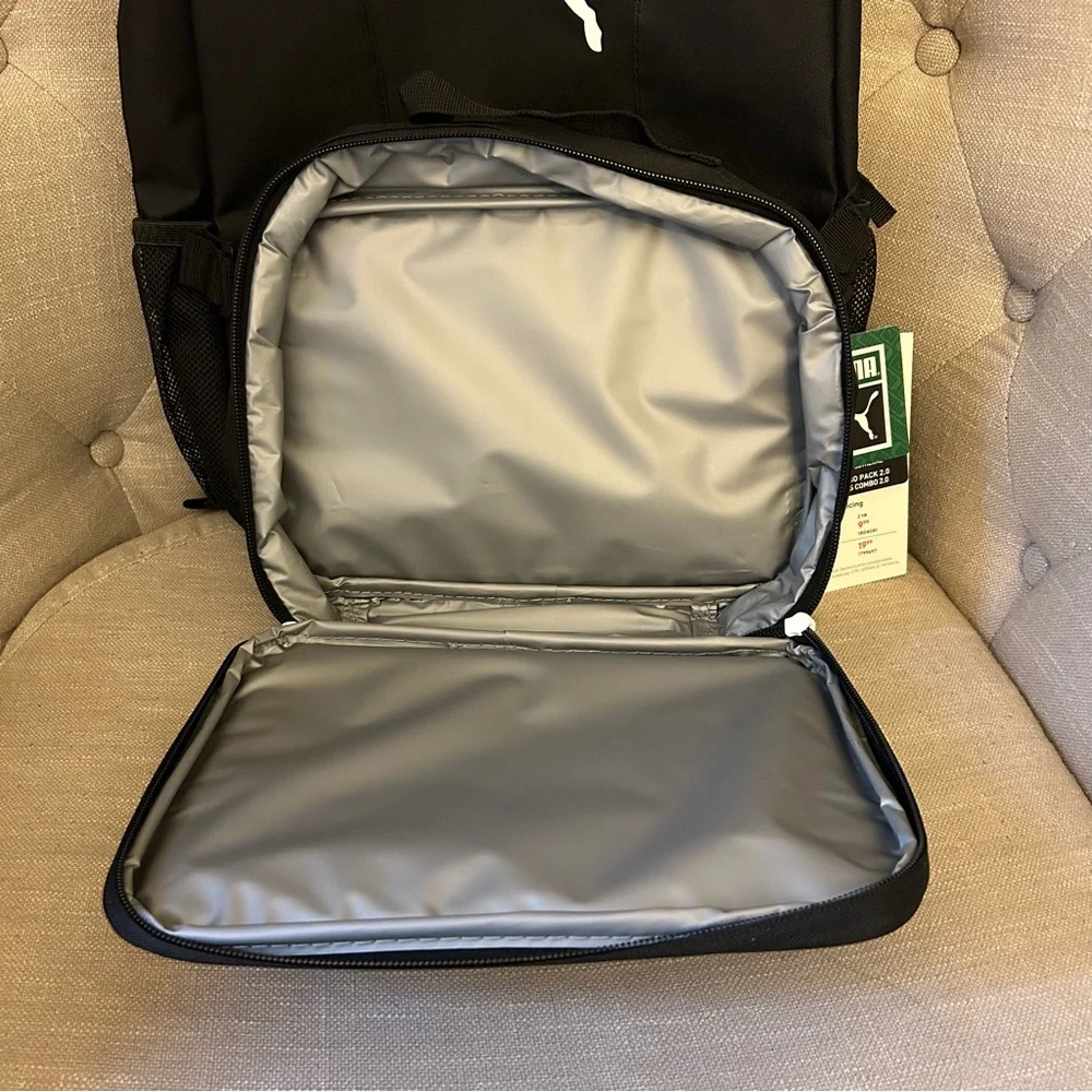 {PUMA} black and white full size backpack NWT - Picture 8 of 8